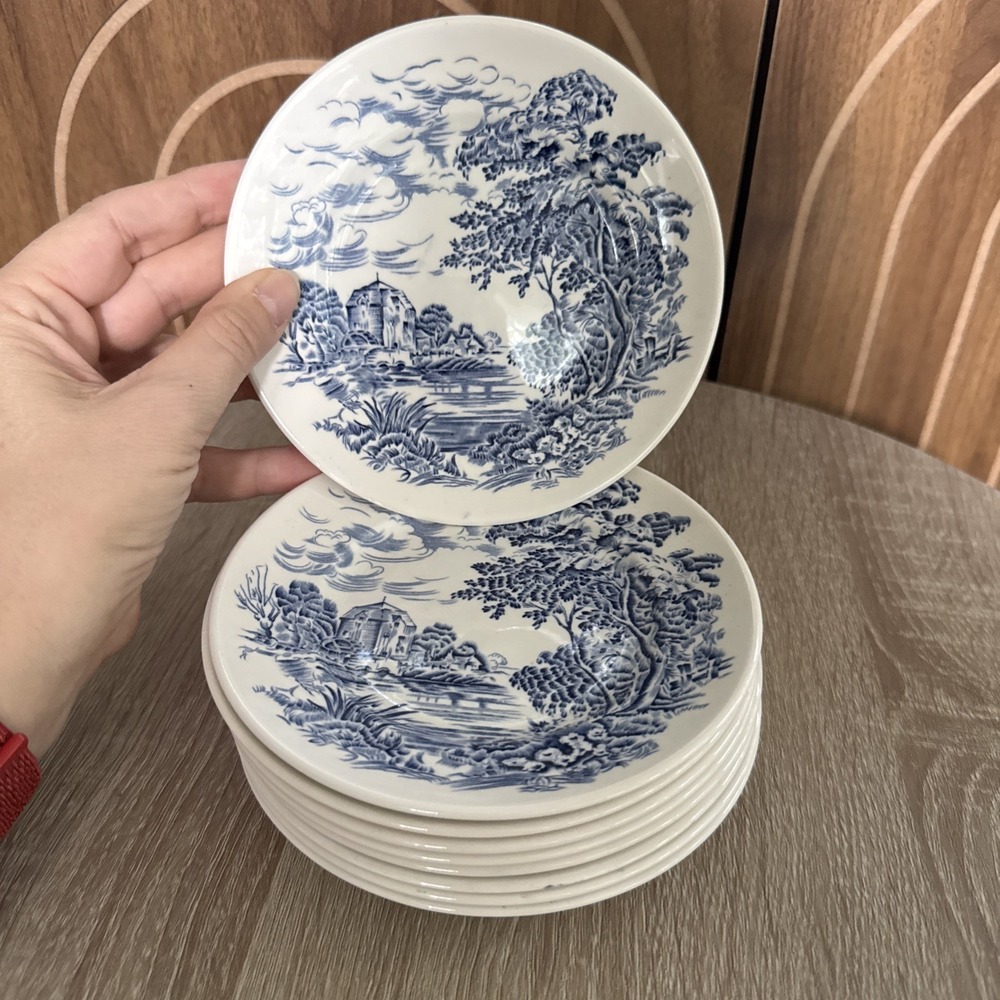 Vtg Countryside Enoch Wedgewood Tunstall LTD 9 Bread & Butter/Dessert Plates